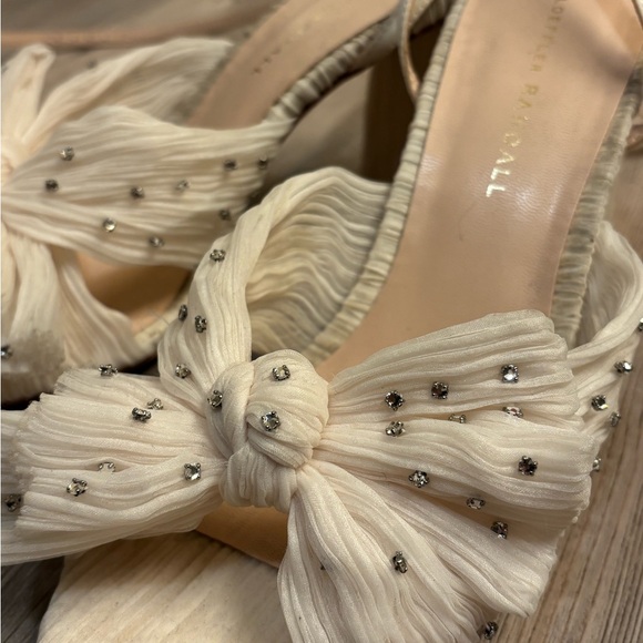 Loeffler Randall Camellia Pleated Bow Heel - Picture 2 of 8